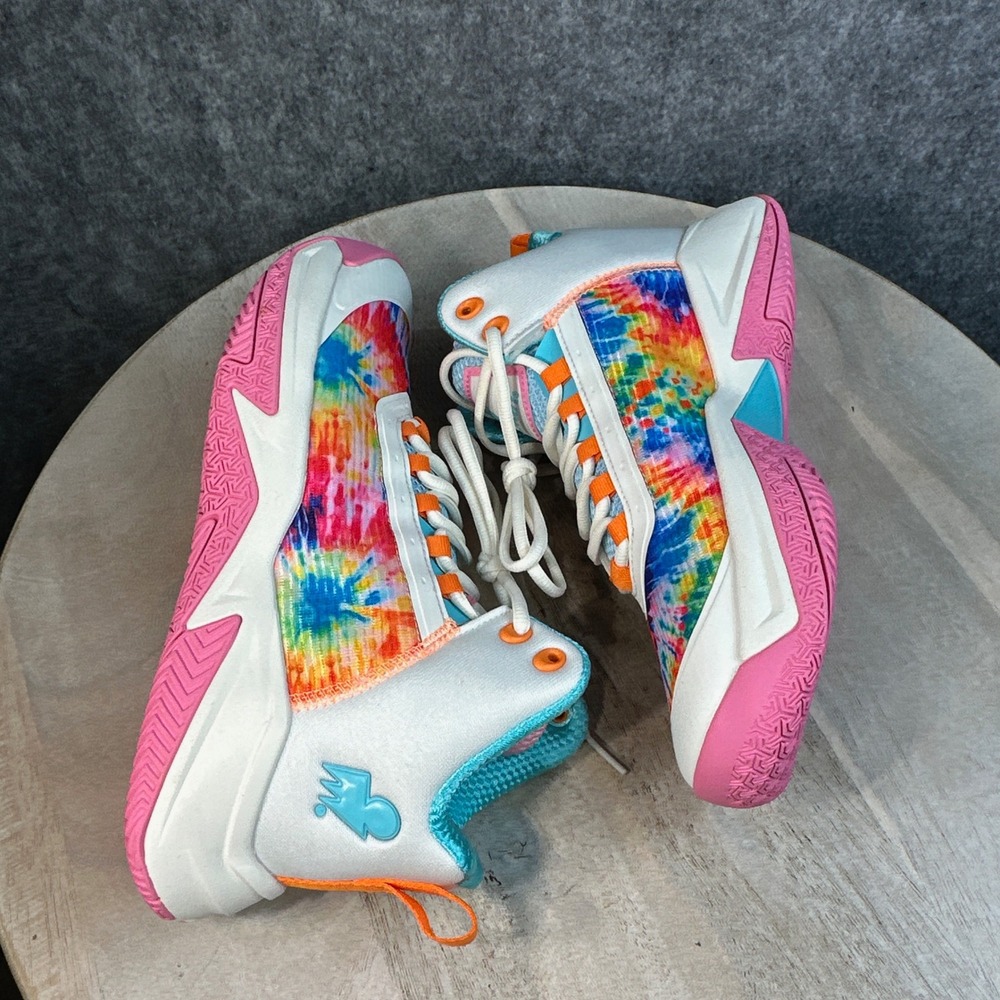 Moolah Kids' Grade School Press Break V2 Basketball Shoes Youth Size 6.5 Rainbow - Picture 10 of 12